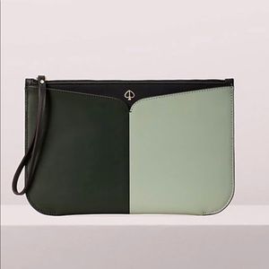 kate spade large pouch wristlet/clutch
